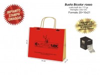 BUSTE IN CARTA BICOLOR ROSSO 